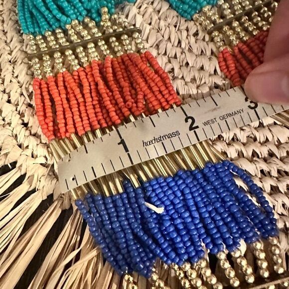 Avenue Multicolored Multistrand Beaded Statement Chain Necklace‎ - Picture 3 of 4